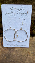 Dotty hoop earrings