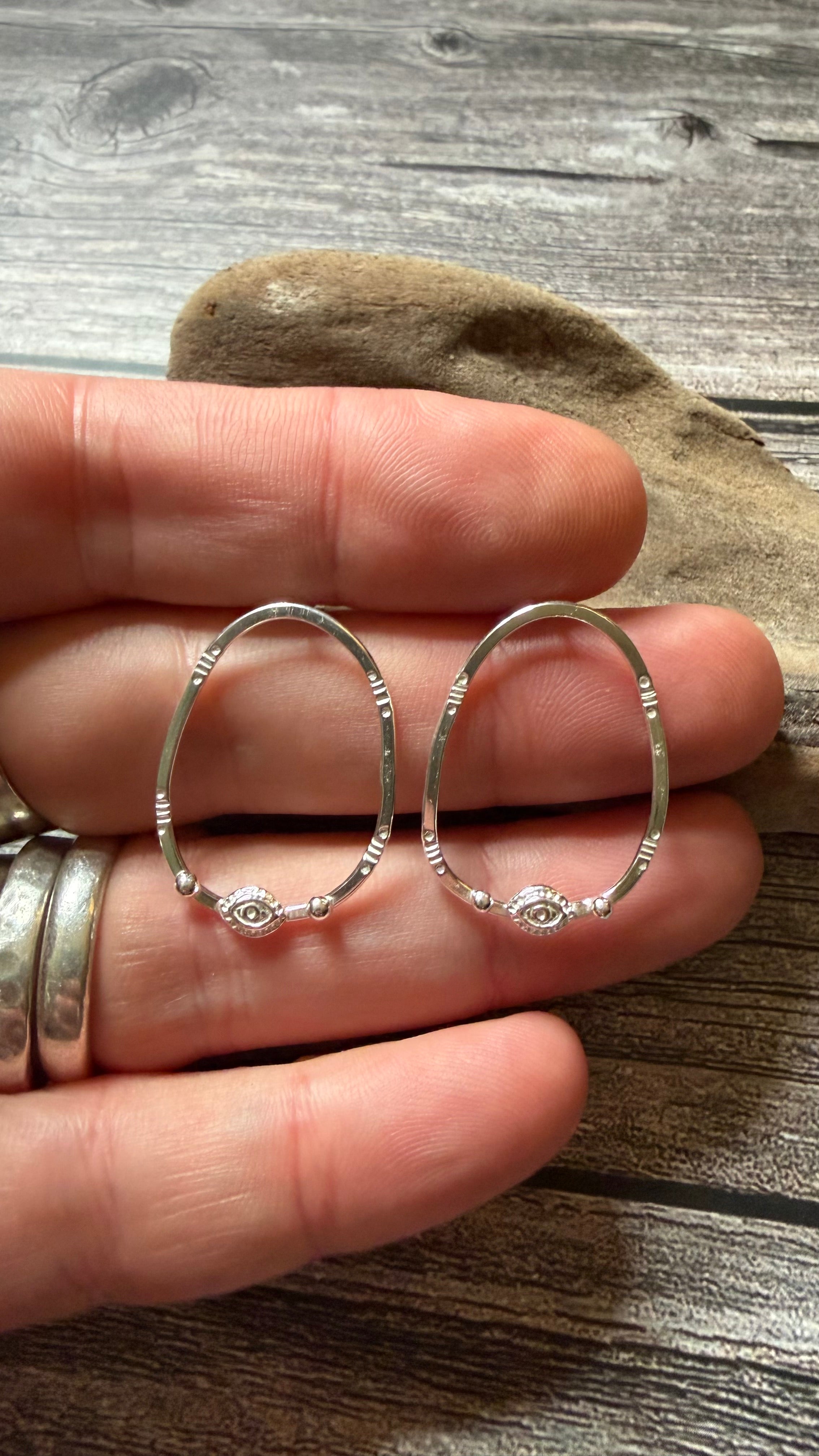 My Tribe evil eye stud earrings