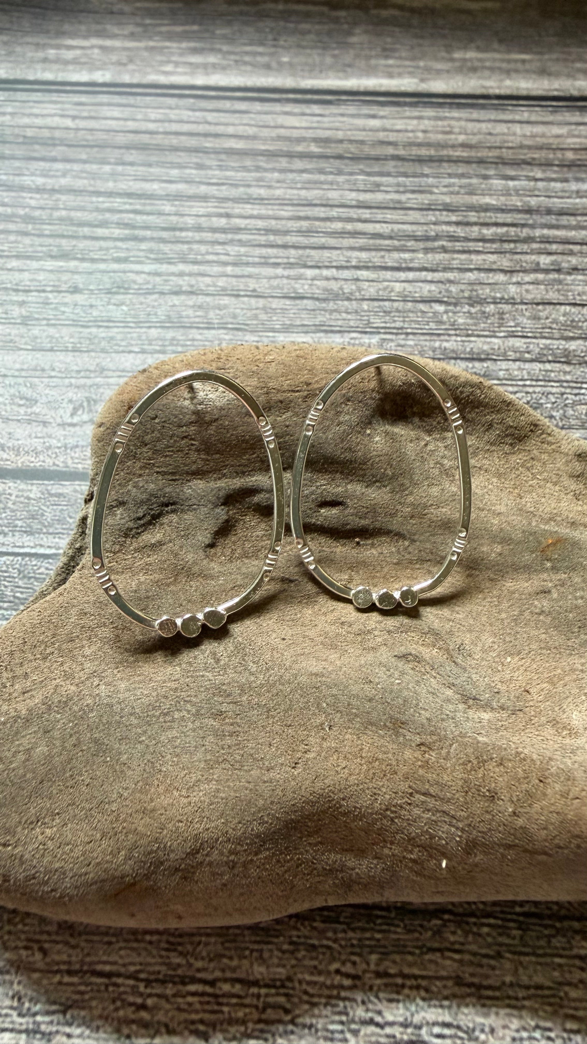 My Tribe Silver stud earrings