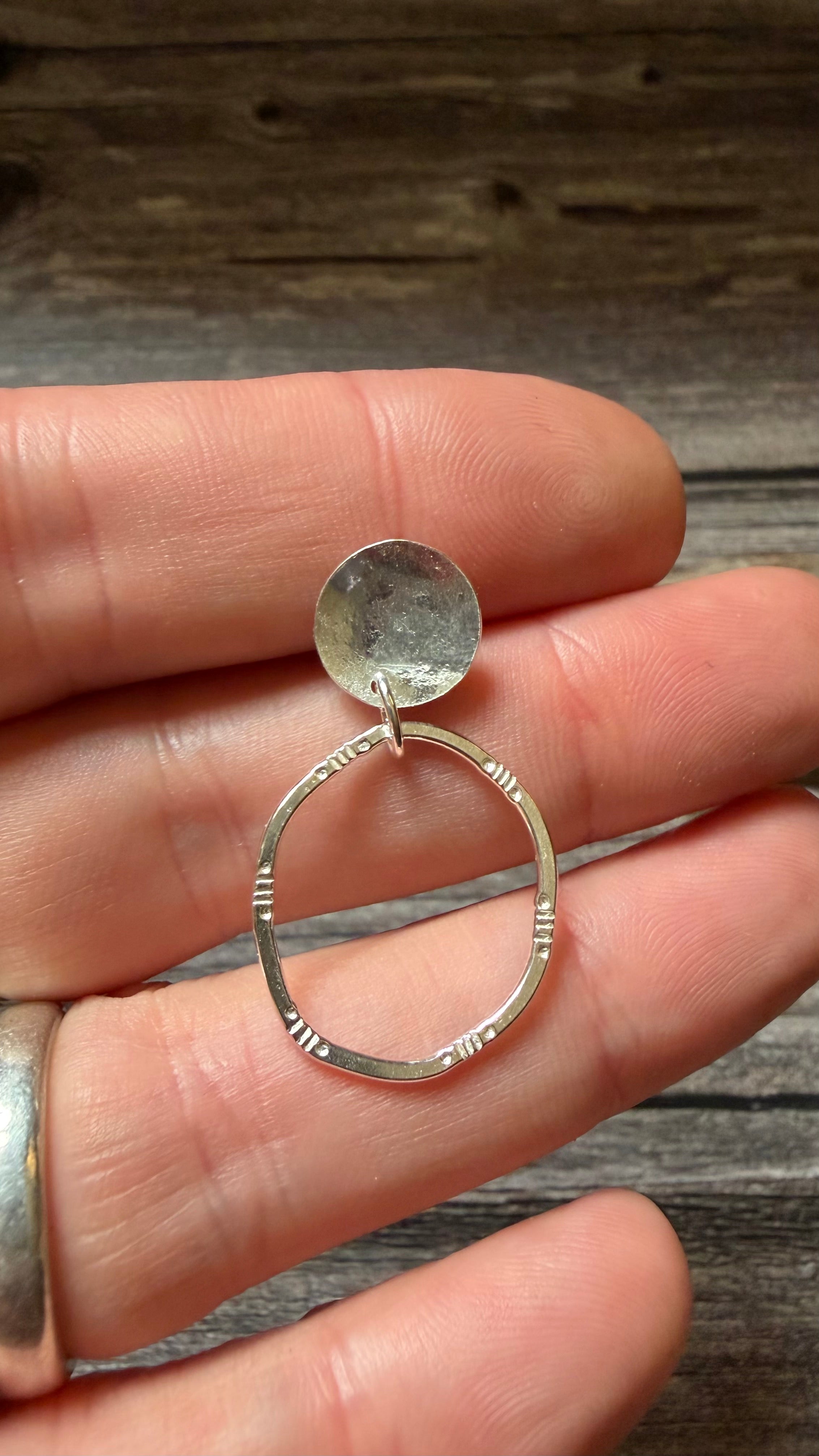 Lulu silver studs