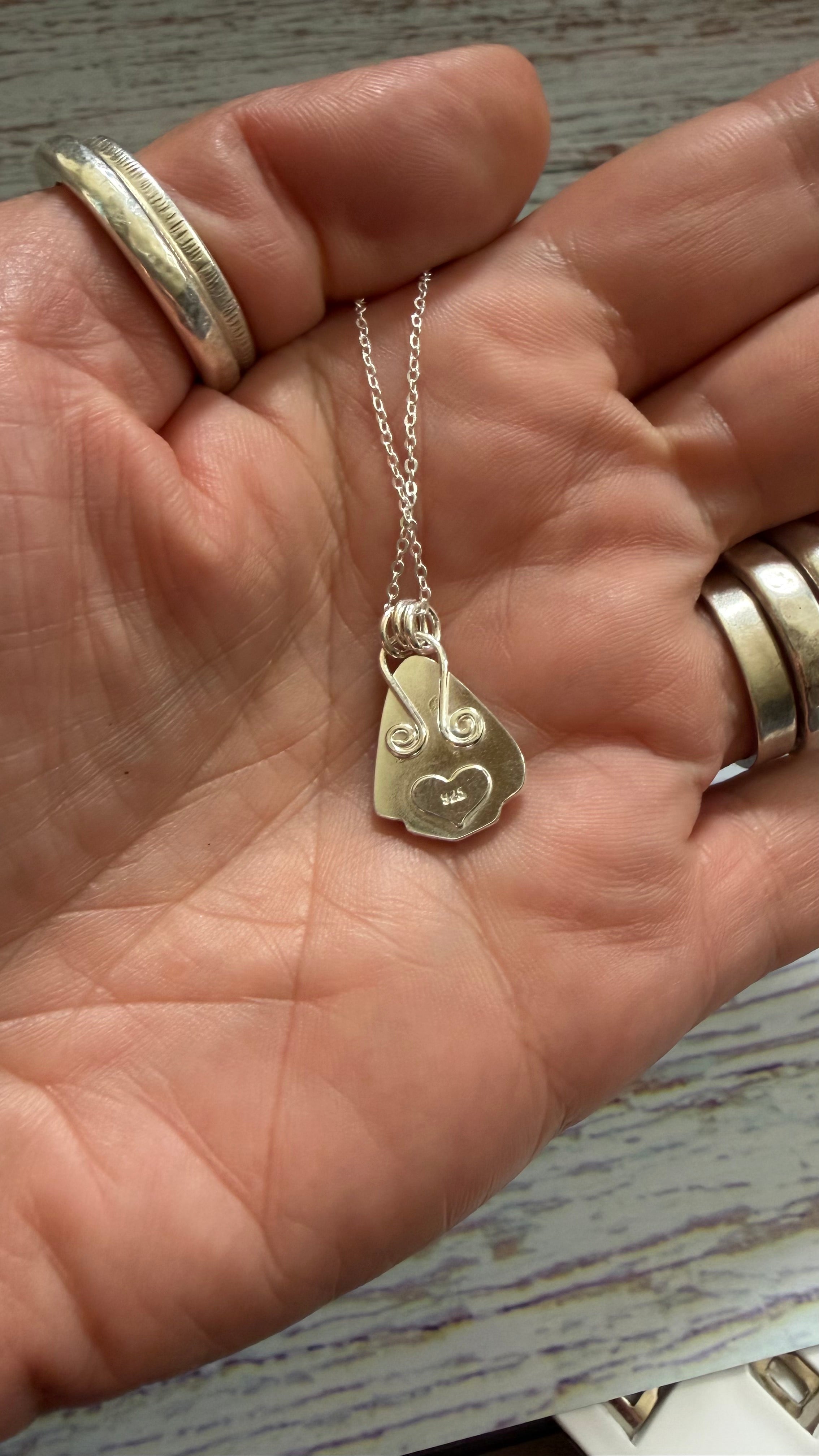 New Zealand Paua shell necklace